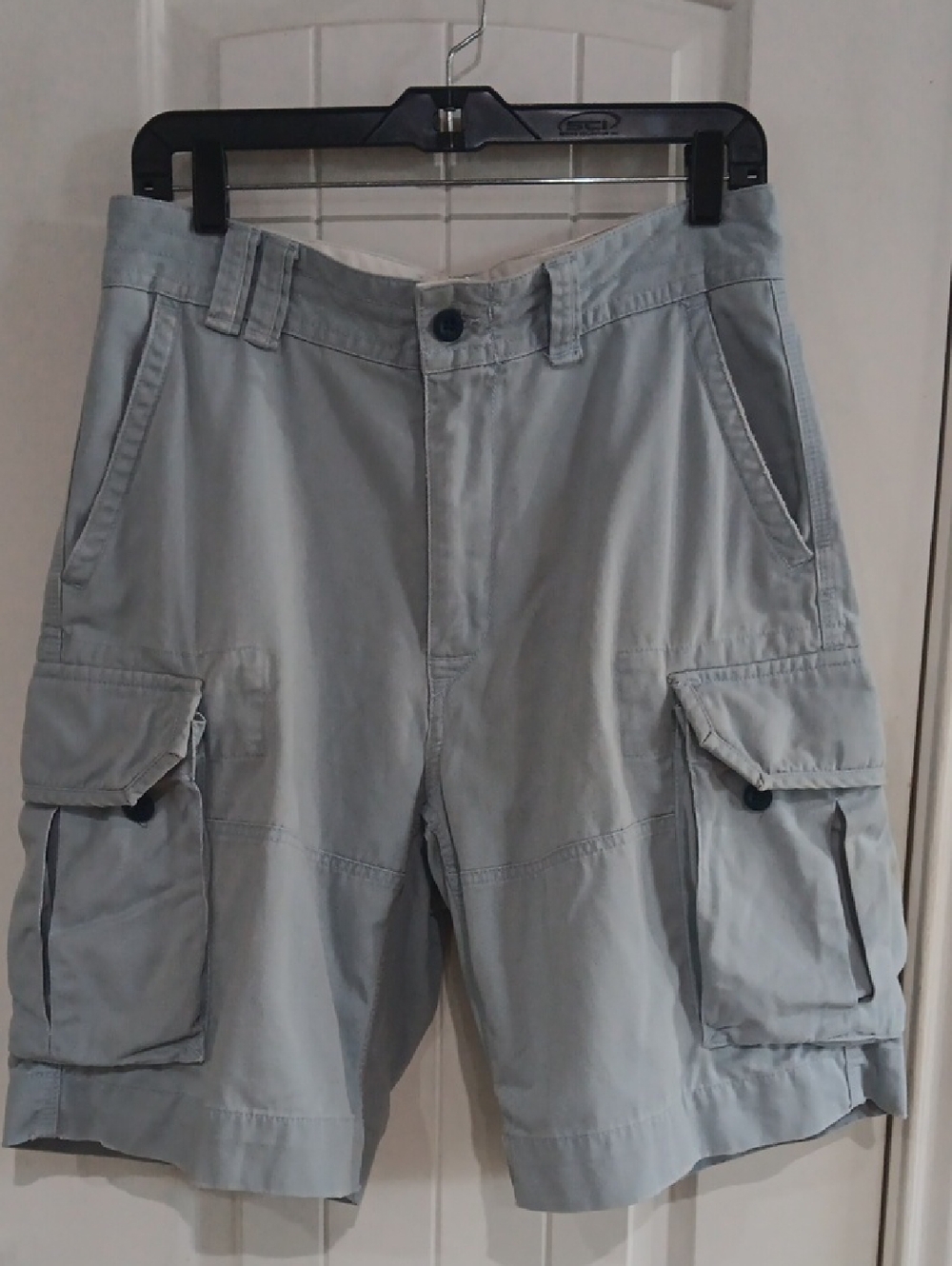 Polo by Ralph Lauren Vintage Y2K Light Blue 100% Cotton Cargo Shorts